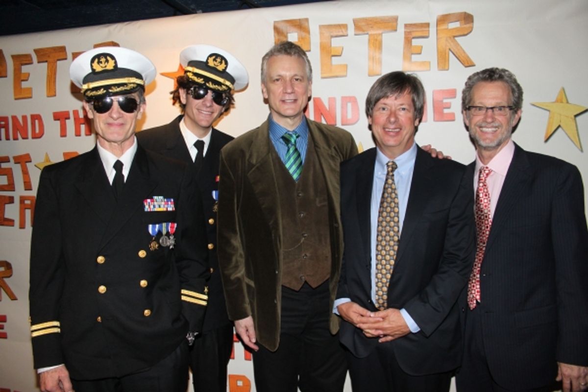 Roger Rees, Alex Timbers, Rick Elice, Dave Barry and Ridley Pearson at 