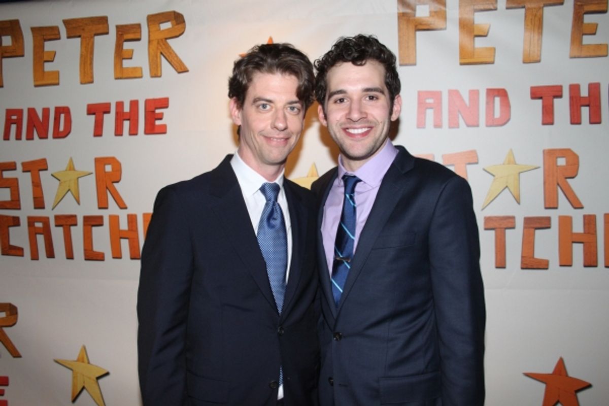 Christian Borle and Adam Chanler-Berat at 