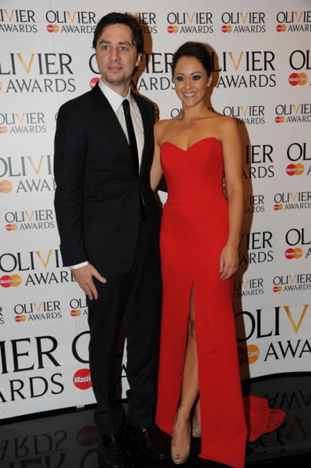 Zach Braff and Susannah Fielding at 