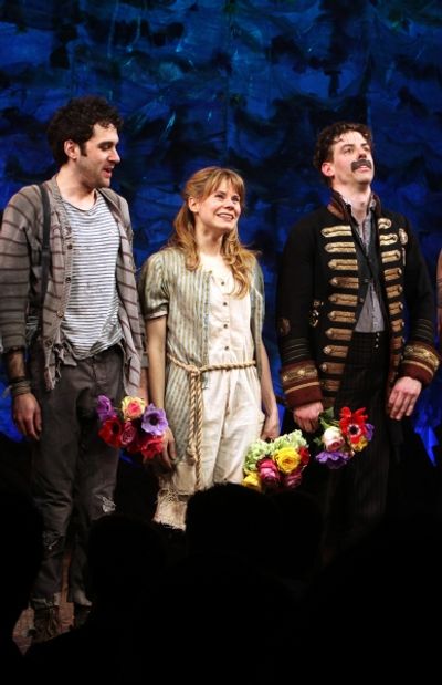 Adam Chandler-Berat, Celia Keenan-Bolger, Christian Borle Photo