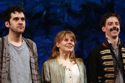 Adam Chandler-Berat, Celia Keenan-Bolger, Christian Borle Photo