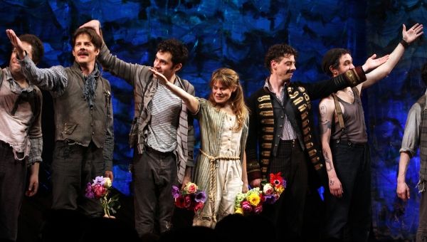 Rick Holmes, Adam Chandler-Berat, Celia Keenan-Bolger, Christian Borle, Kevin Del Agu Photo