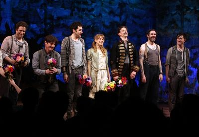 Rick Holmes, Adam Chandler-Berat, Celia Keenan-Bolger, Christian Borle, Kevin Del Agu Photo