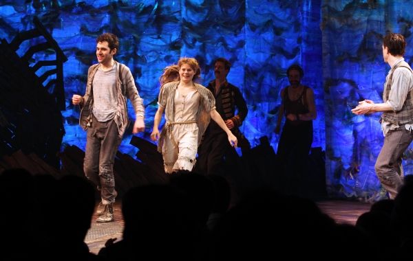 Adam Chandler-Berat, Celia Keenan-Bolger, Christian Borle, Kevin Del Aguila & Carson  Photo