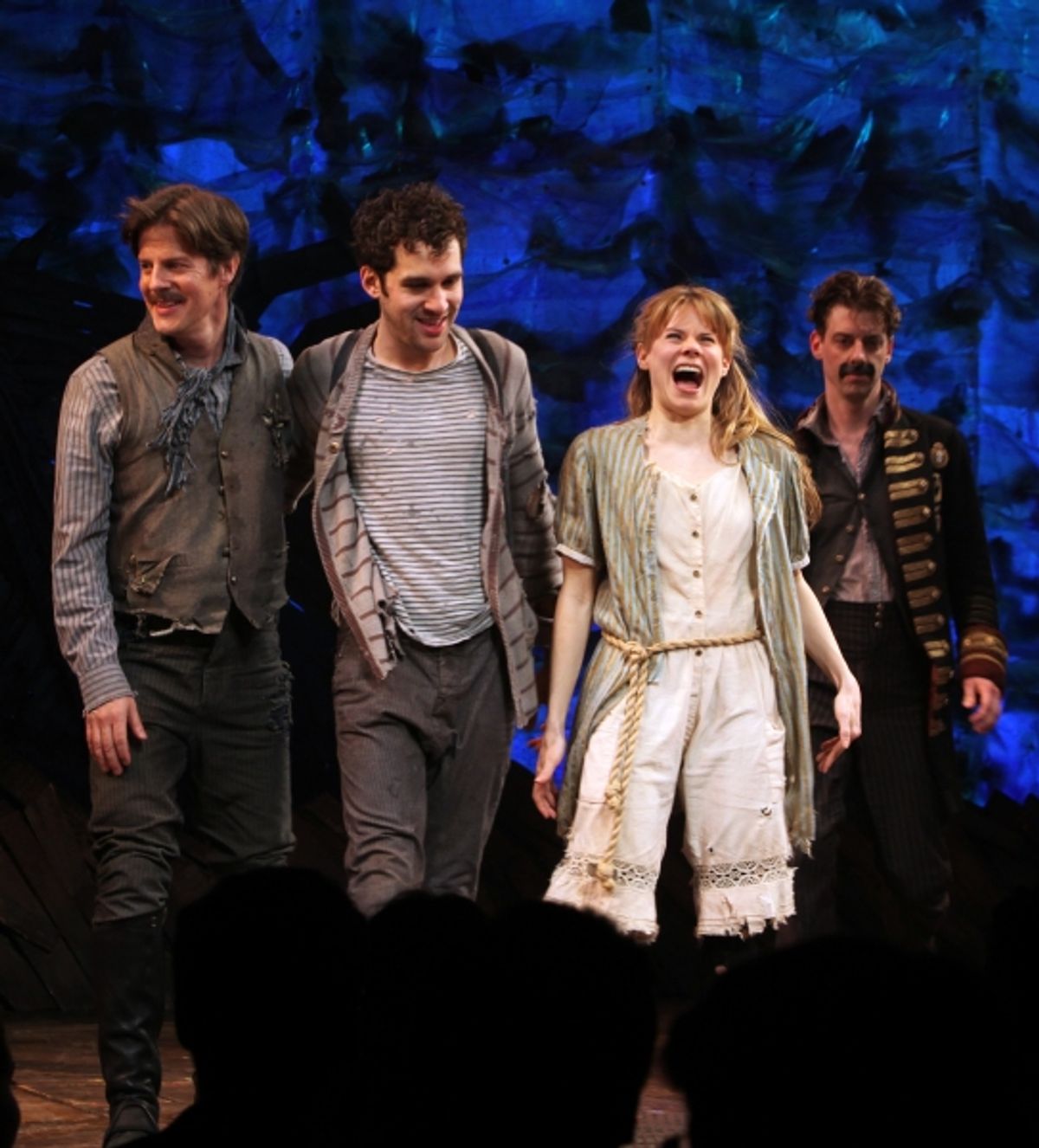 Rick Holmes, Adam Chandler-Berat, Celia Keenan-Bolger, Christian Borle at 