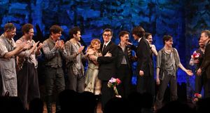 Arnie Burton, John Sanders, Rick Holmes, Adam Chandler-Berat, Celia Keenan-Bolger, Roger Rees, Christian Borle, Alex Timbers, Rick Elice, Kevin Del Aguila & Carson Elrod with Ebsemble @ BroadwayWorld Arnie Burton, John Sanders, Rick Holmes, Adam Chandler-Berat, Celia Keenan-Bolger, Ro Photo