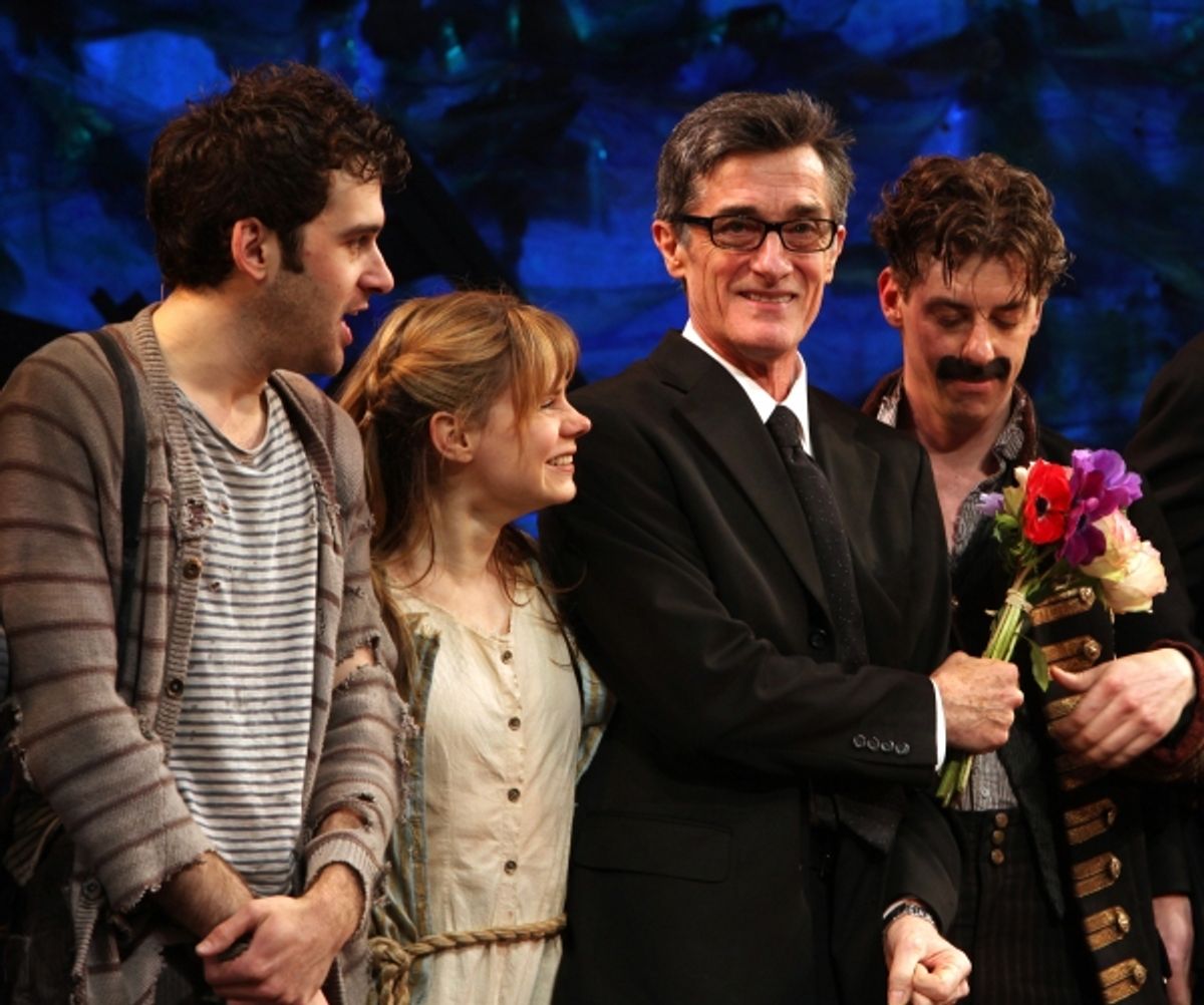 Adam Chandler-Berat, Celia Keenan-Bolger, Christian Borle, Roger Rees & Alex Timbers  at 