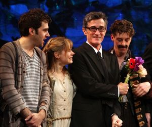 Adam Chandler-Berat, Celia Keenan-Bolger, Christian Borle, Roger Rees & Alex Timbers  Photo