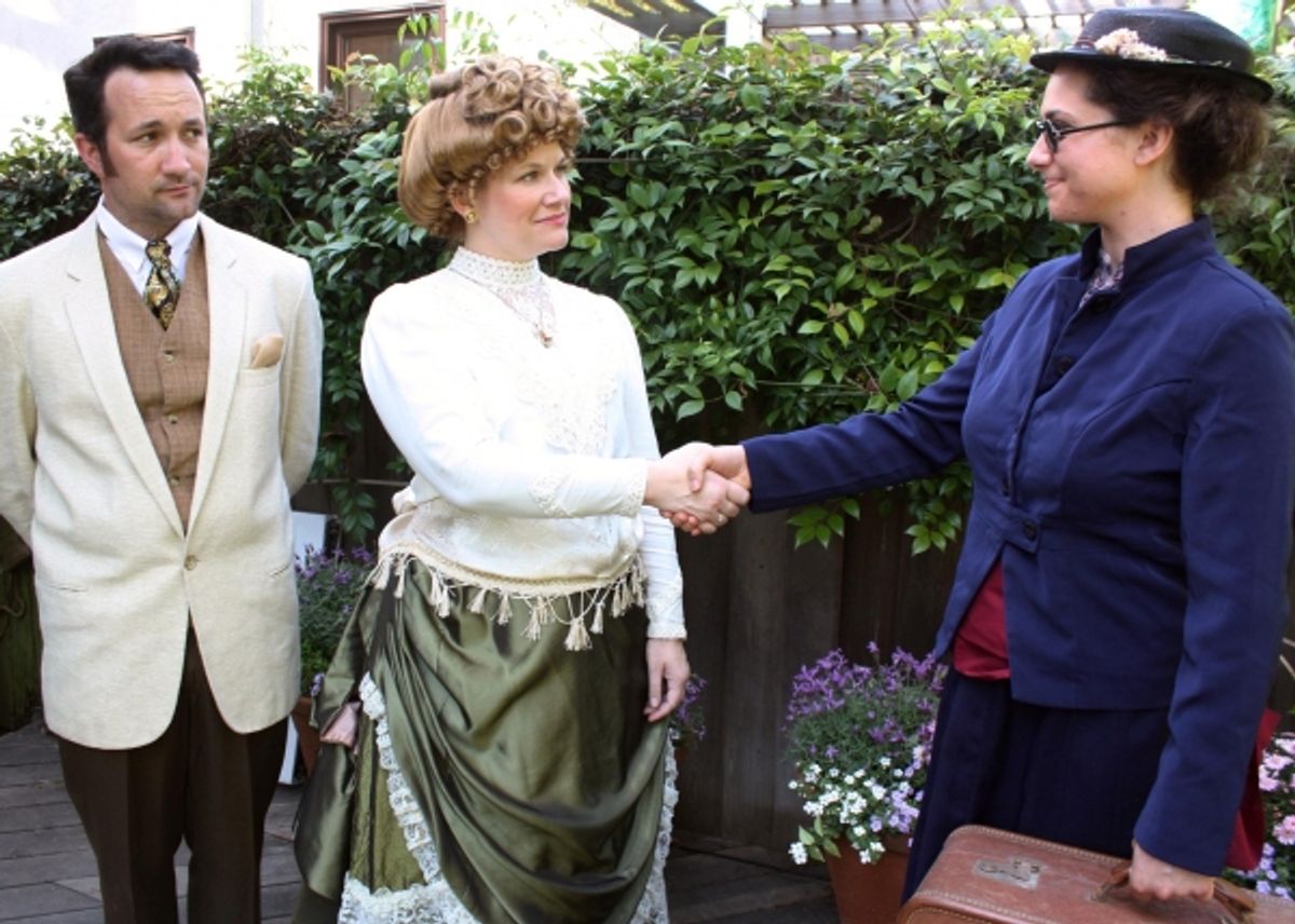 Drew Fitzsimmons, Elizabeth Bouton, and Faith Streng at 