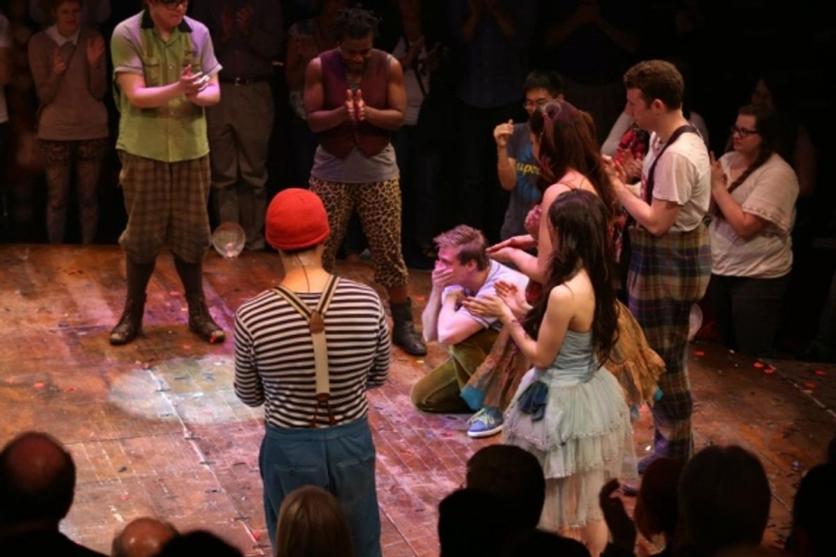 Hunter Parrish and Cast of GODSPELL at 