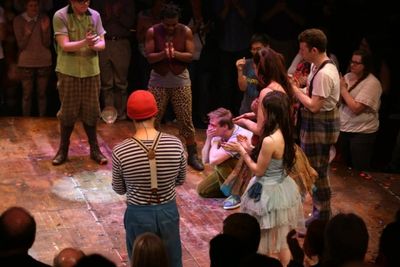 Hunter Parrish and Cast of GODSPELL Photo