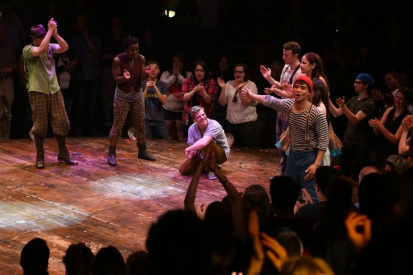 Photo Flash: Hunter Parrish Takes Final Bow in GODSPELL!  Image
