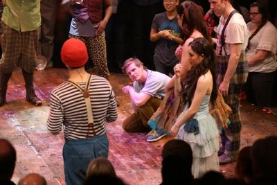 Hunter Parrish and Cast of GODSPELL Photo
