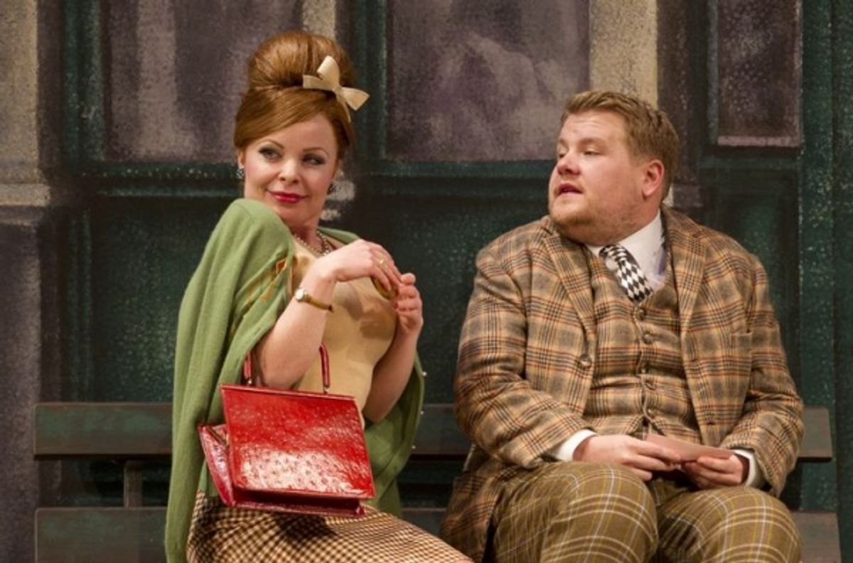 Suzie Toase, James Corden at 