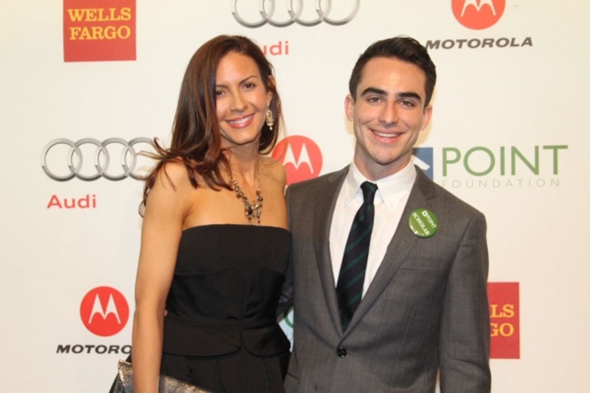 Michelle Clunie and Point Scholar Diego Arango at 