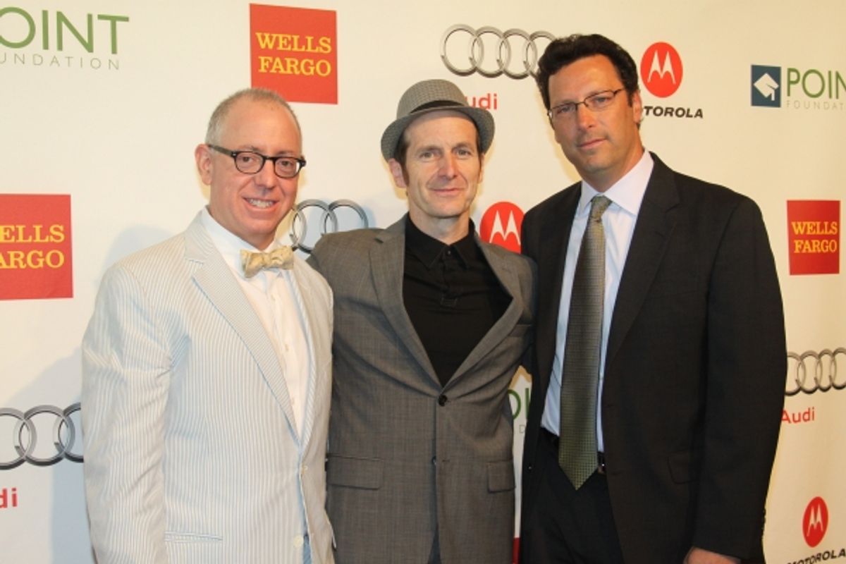 James Schamus, Denis O'Hare and Andrew Karpen at 