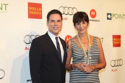 Jorge Valencia and Mercedes Ruehl Photo