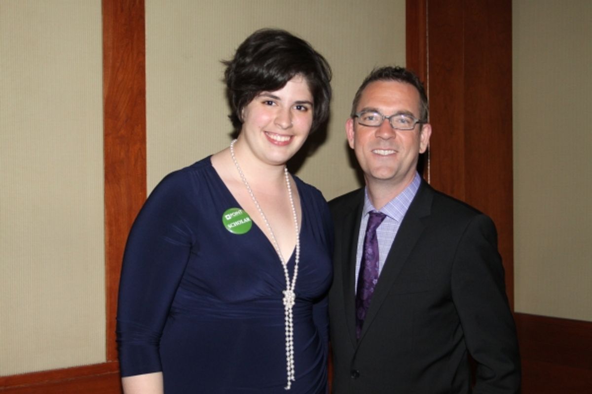 Point Scholar Taylor Clarke and Ted Allen at 
