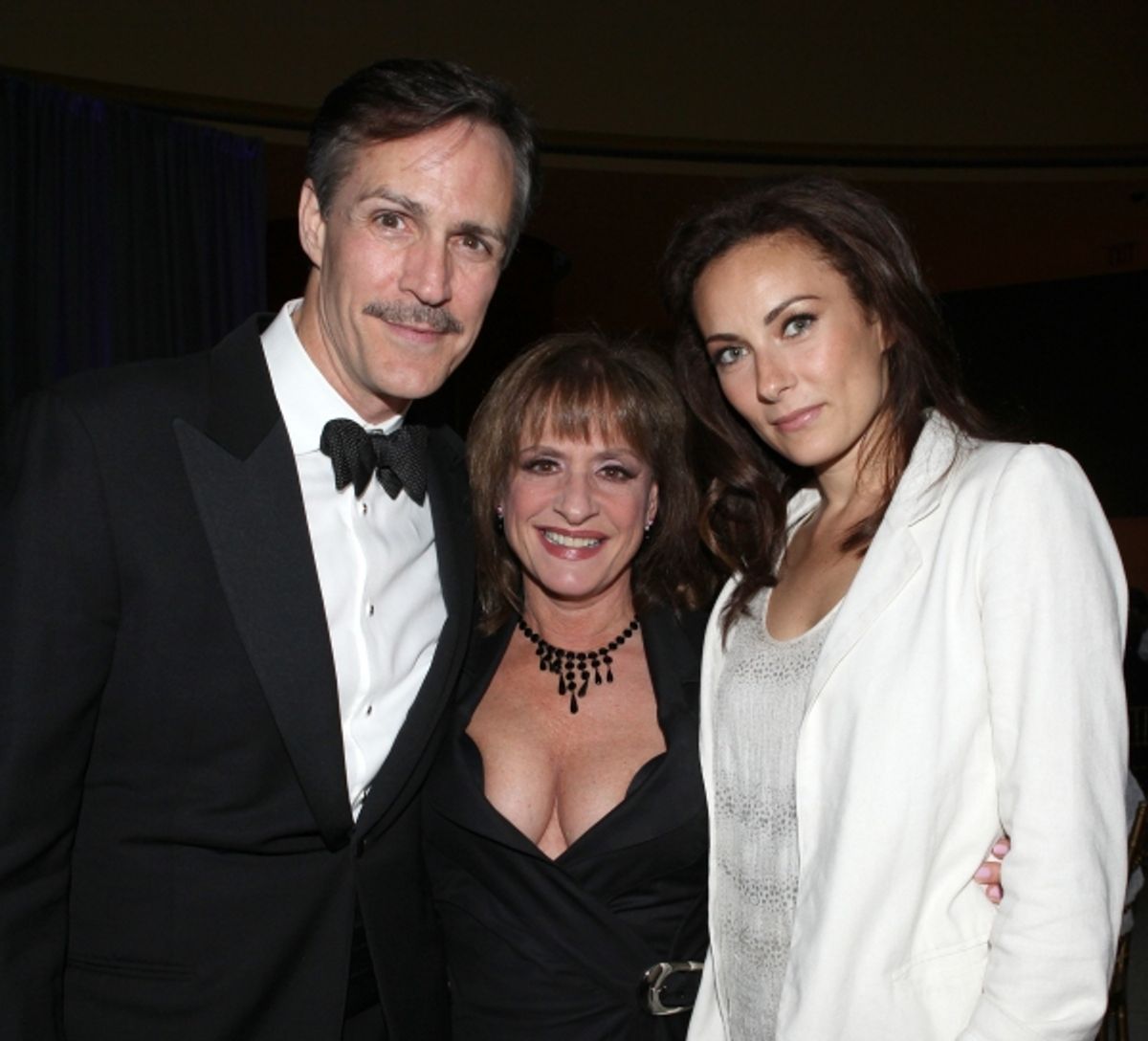 Howard McGillin, Patti Lupone & Laura Benanti  at 