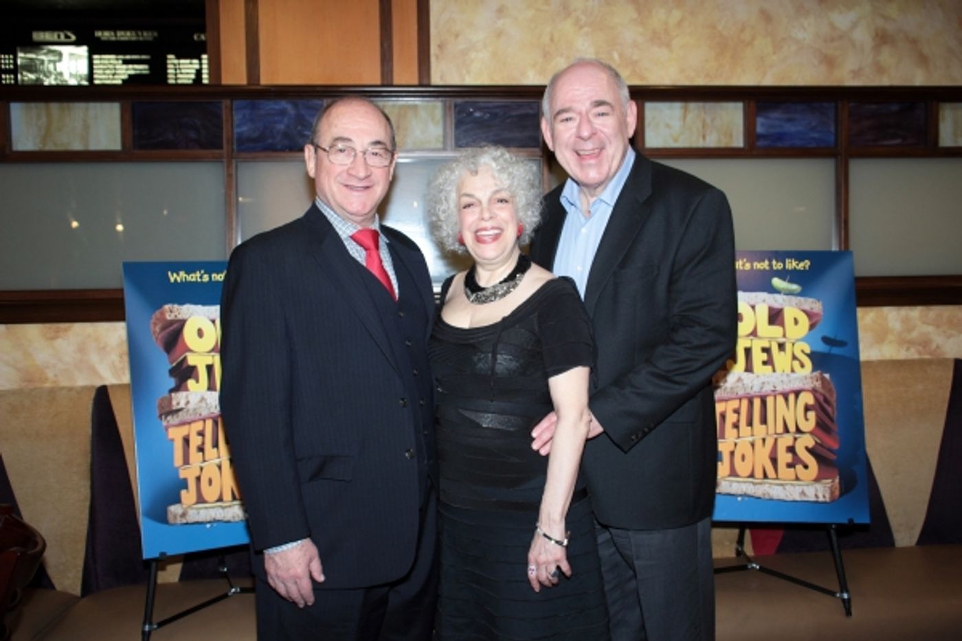 Photo Coverage: Bill Army, Marilyn Sokol et al. at Old Jews Telling Jokes Cast Photo Call  Image