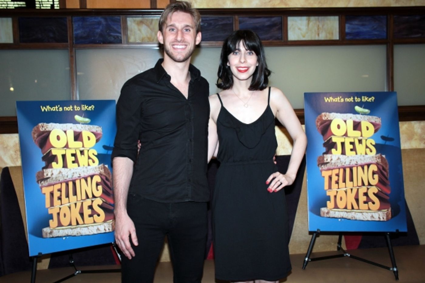 Photo Coverage: Bill Army, Marilyn Sokol et al. at Old Jews Telling Jokes Cast Photo Call  Image