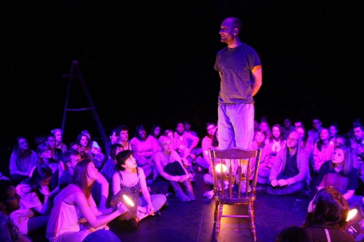 Andrew Belcher  (standing center) and cast members at 