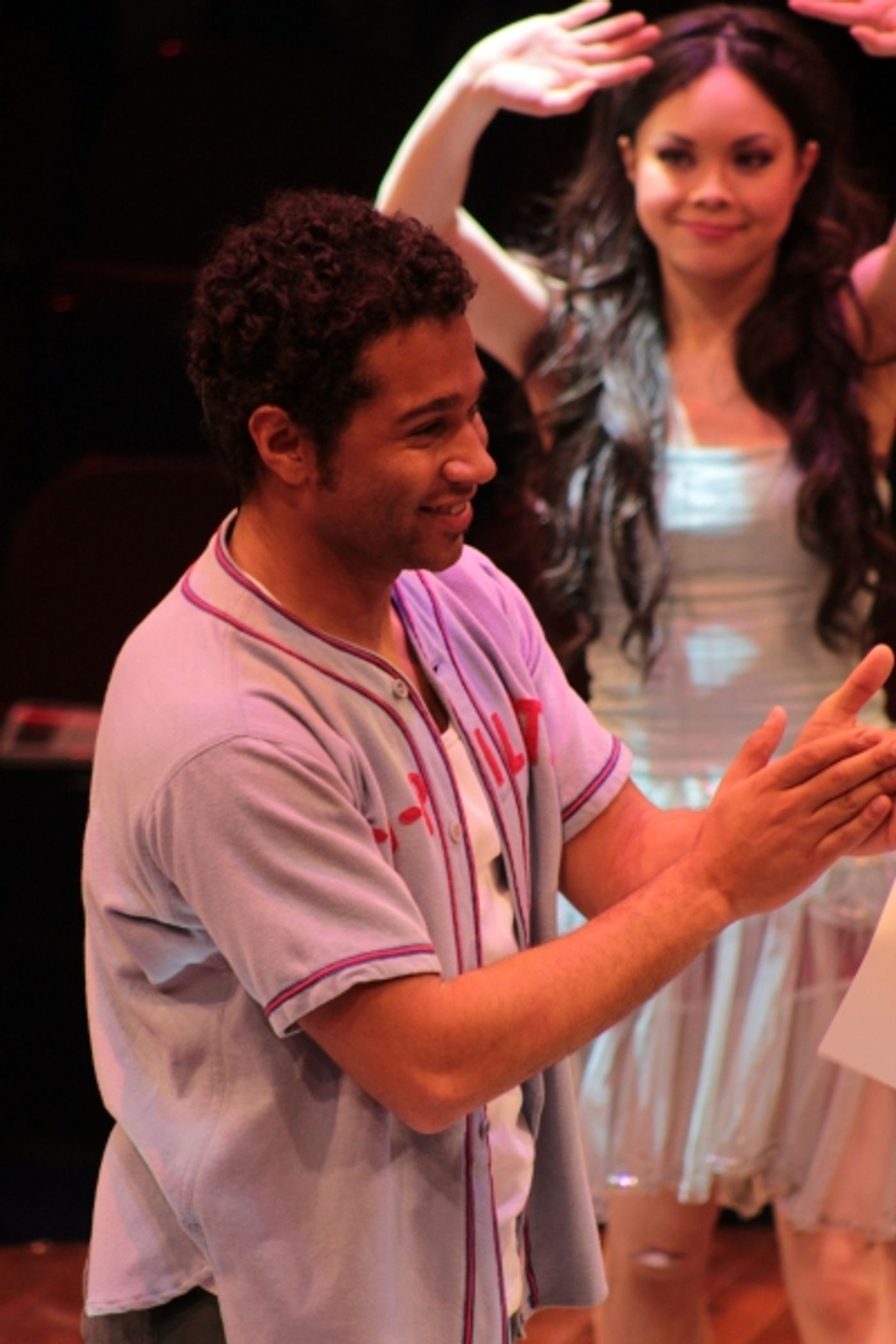 Photo Coverage: Corbin Bleu's First Curtain Call in GODSPELL; Plus Cast Party Photos!  Image