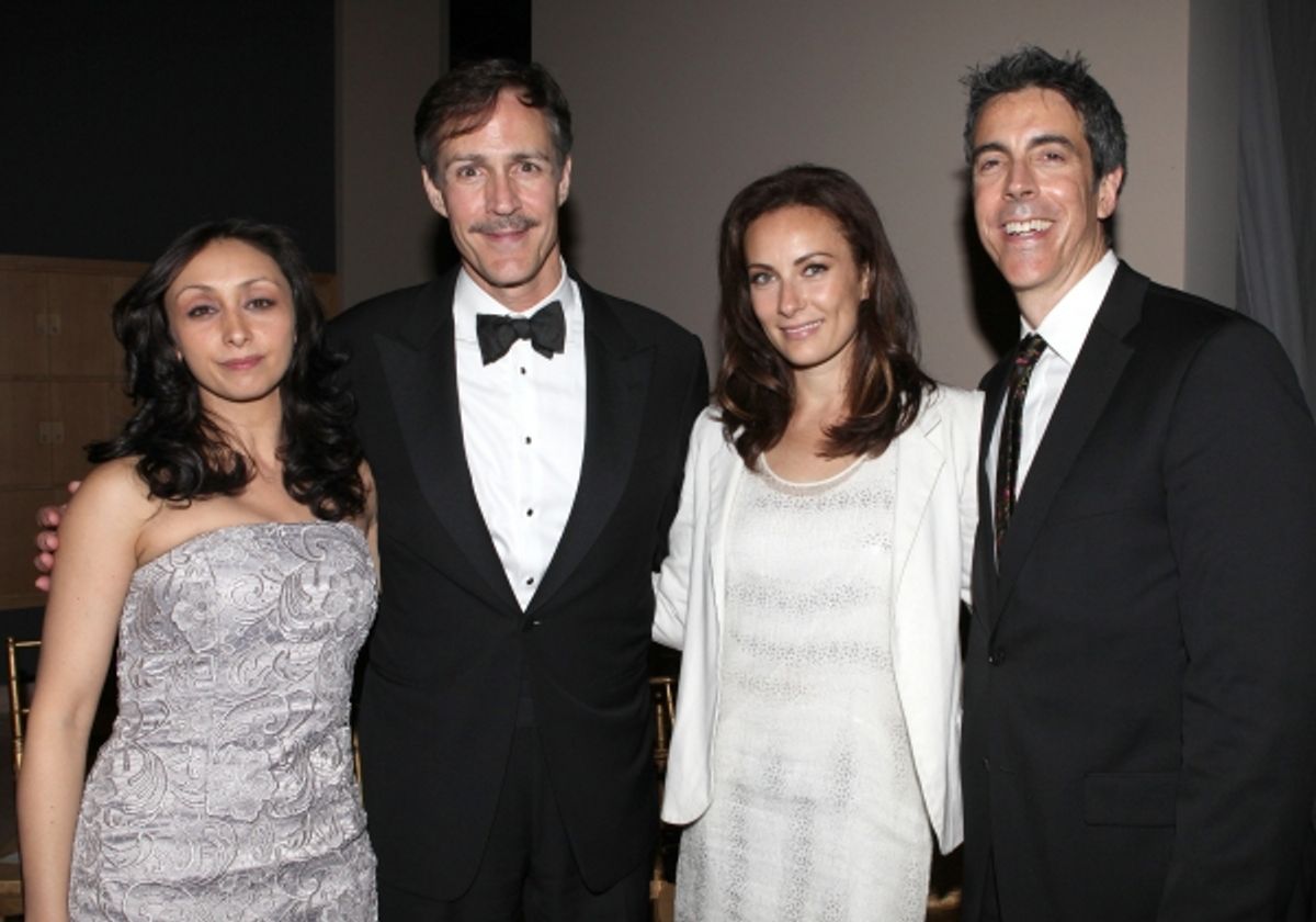 Natascia Diaz, Howard McGillin, Laura Benanti & Joseph Thalken  at 