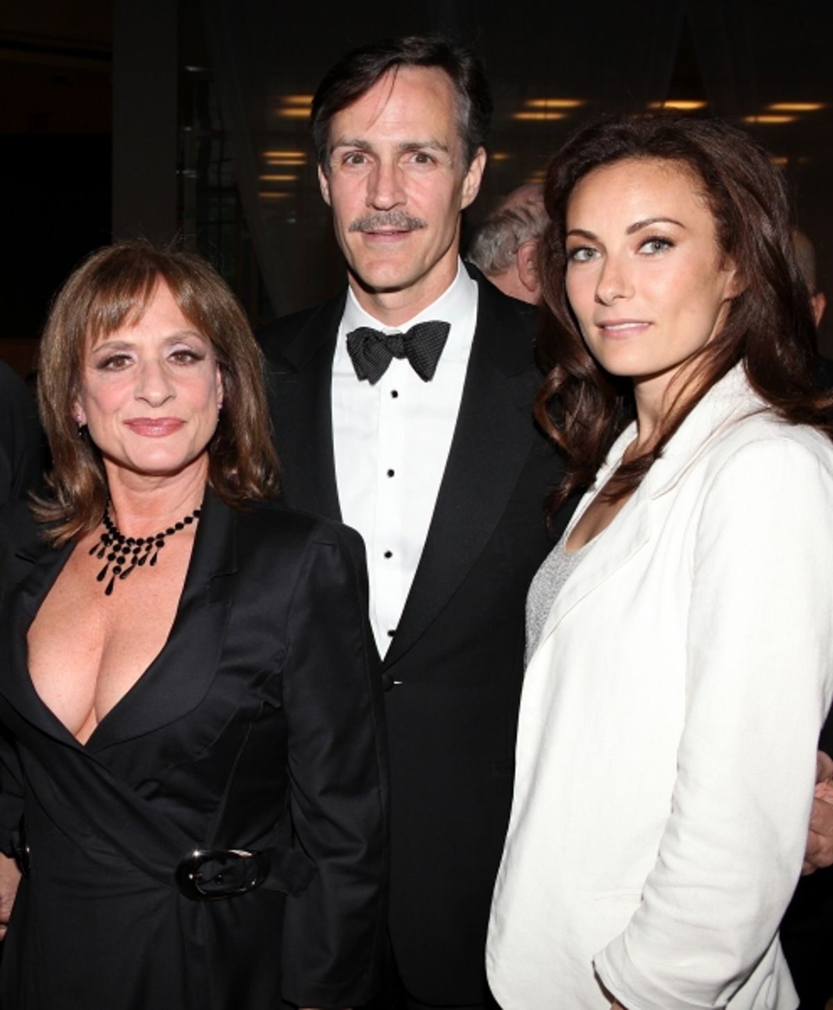 Patti Lupone, Howard McGillin & Laura Benanti  at 