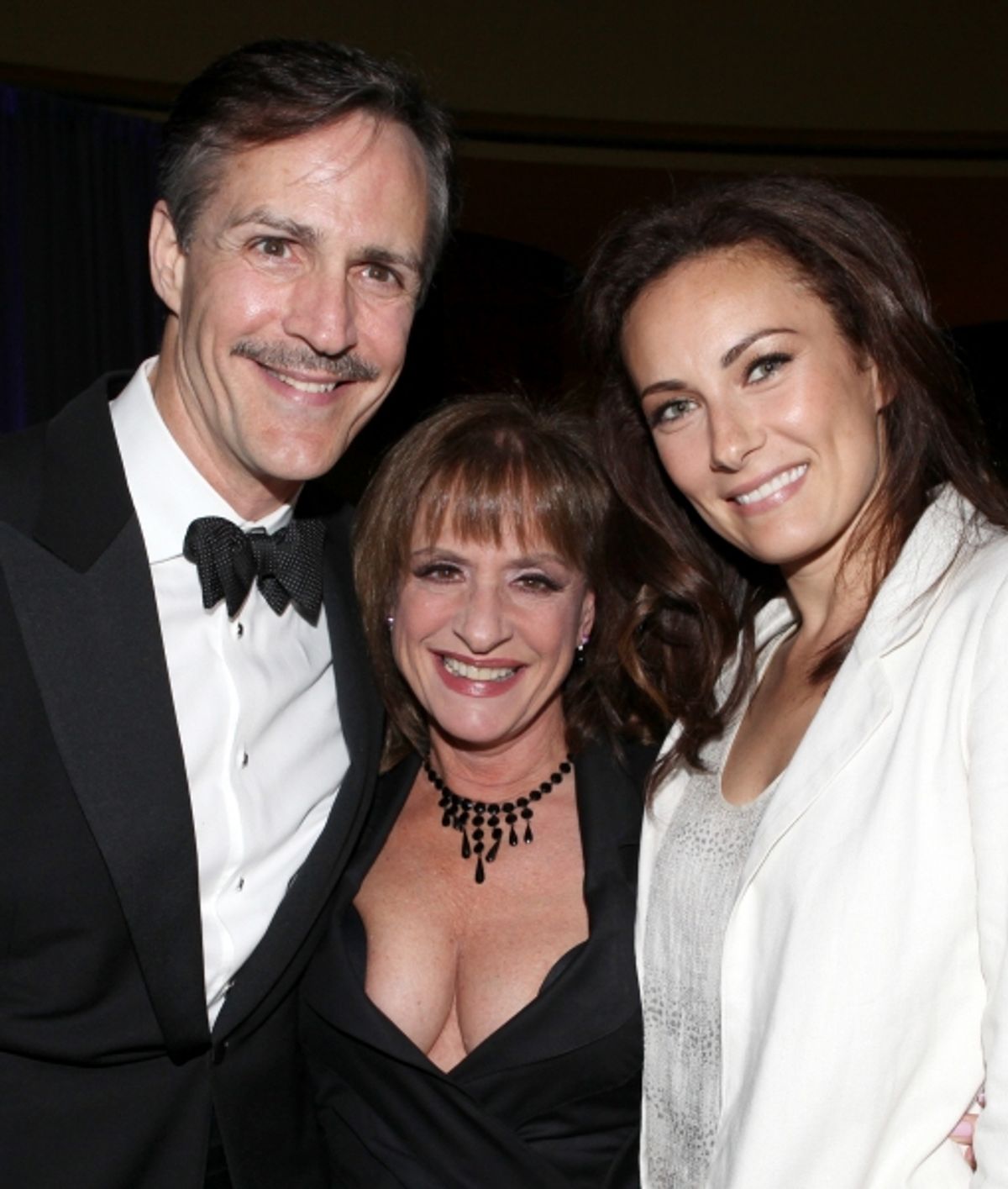 Howard McGillin, Patti Lupone & Laura Benanti  at 