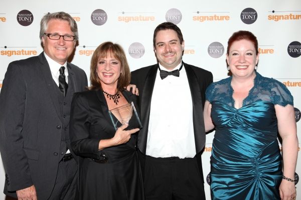Eric Schaeffer, Patti Lupone, Gabriel Mangiante & Maggie Boland  Photo