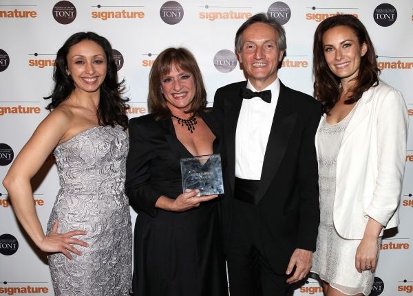 Natascia Diaz, Patti Lupone, Claudio Bisogniero & Laura Benanti Photo