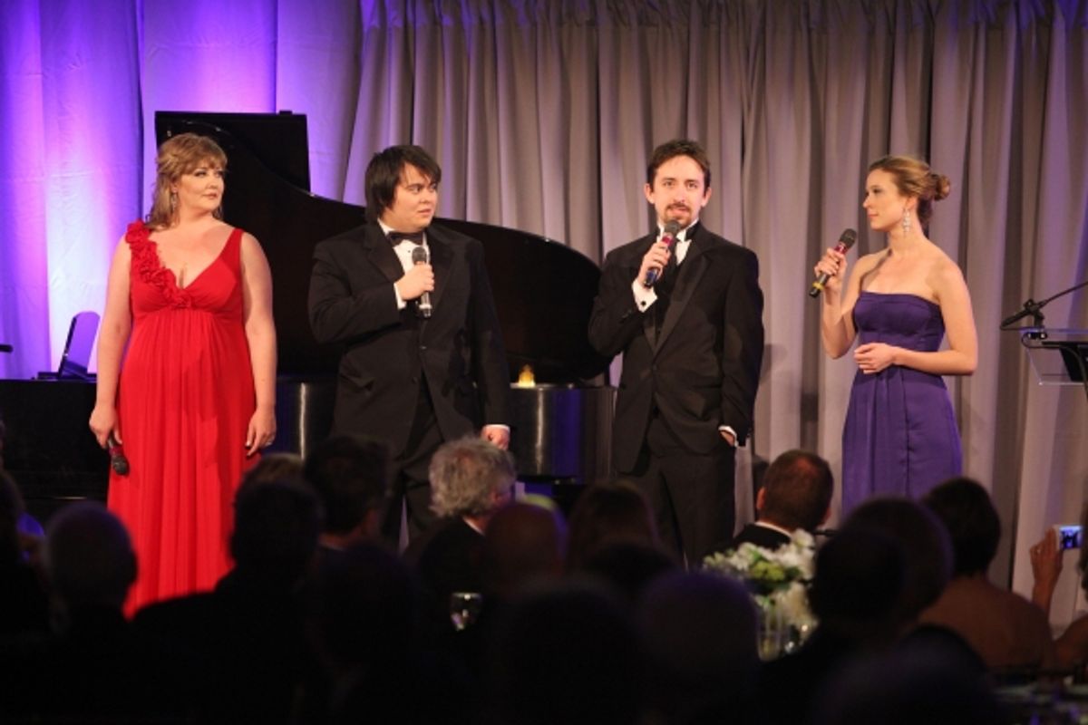 Tracy Lynn Olivera & Signature Theatre Cast Members  at 