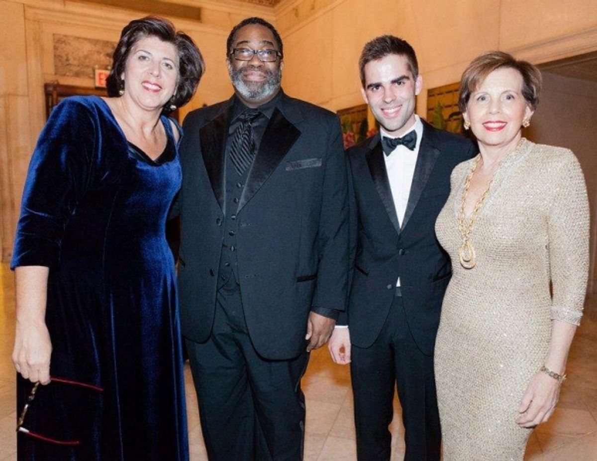 Francesca Zambello, Eric Owens, Luke Frazier, Adrienne Arsht at 
