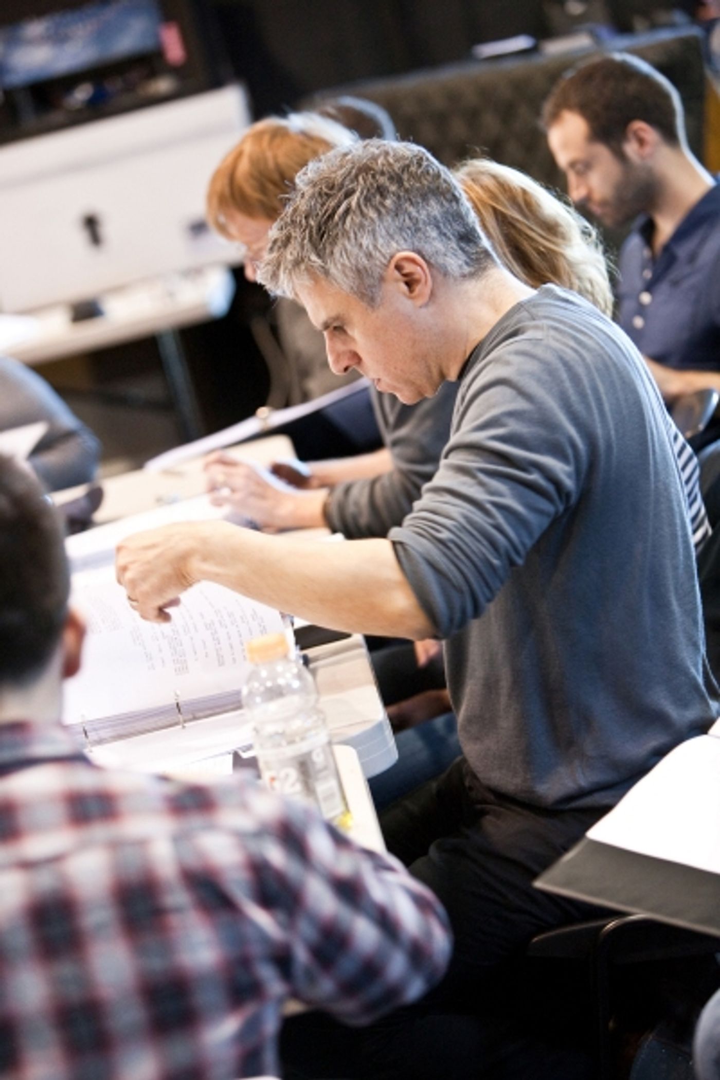 Photo Flash: Hunter Foster, Allison Case, et al. In Rehearsal for La Jolla's HANDS ON A HARDBODY!  Image