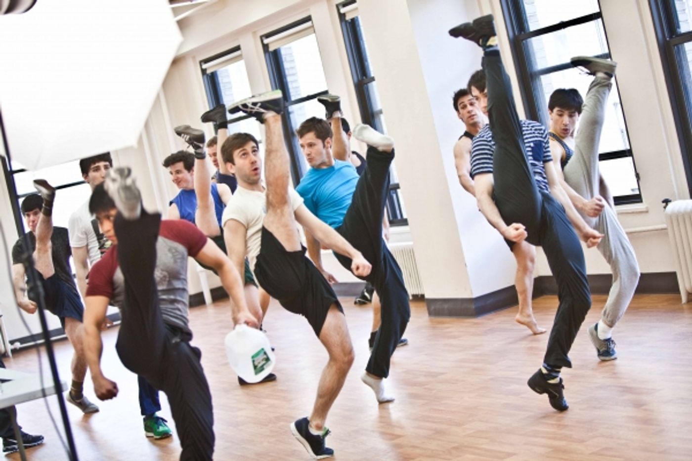 Photo Coverage: On Set of SUBMISSIONS ONLY with the 'NEWSIES'!  Image