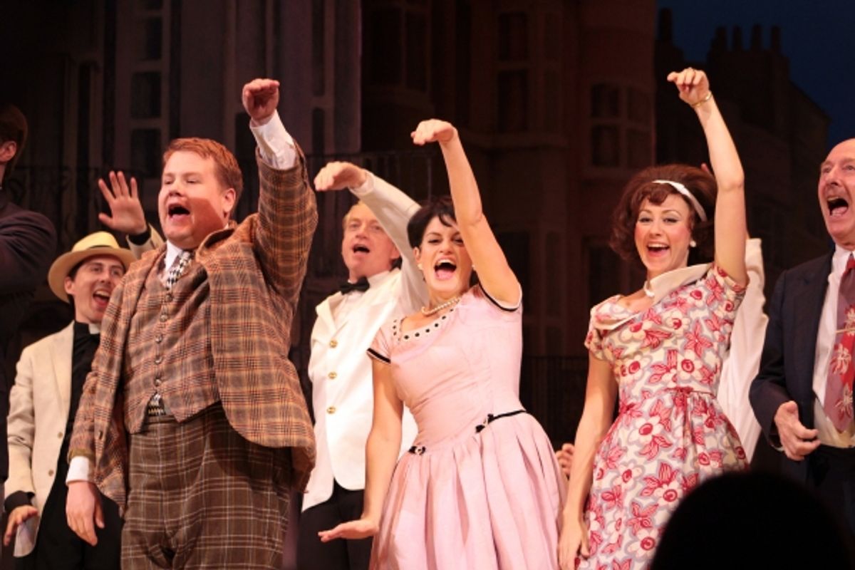 James Corden, Jemima Rooper, Claire Lams, Fred Ridgeway at 