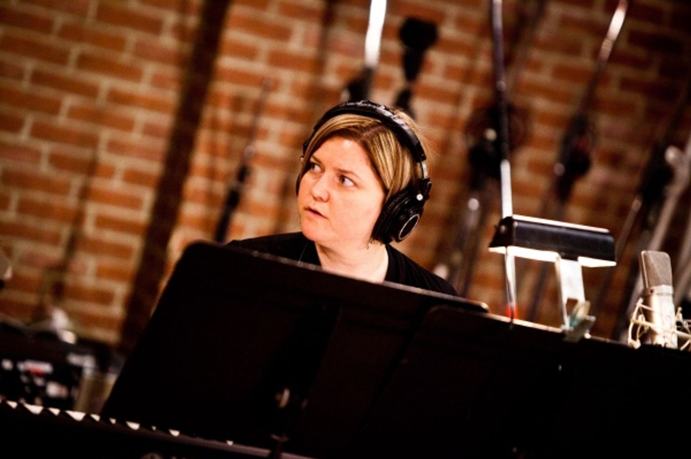 Photo Flash: In the Recording Studio with the Cast of CARRIE!  Image