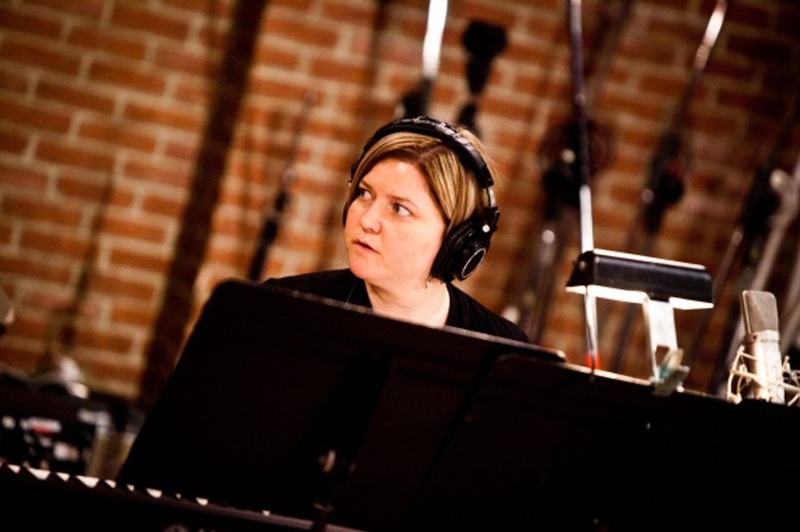 Photo Flash: In the Recording Studio with the Cast of CARRIE! Image