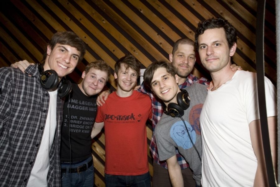 Photo Flash: In the Recording Studio with the Cast of CARRIE! Image