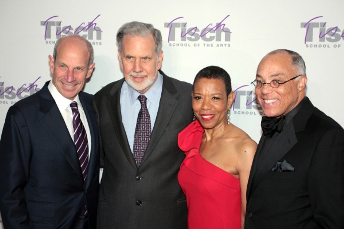 Jonathan Tisch, John Sexton, Mary Schmidt Campbell, George Campbell at 