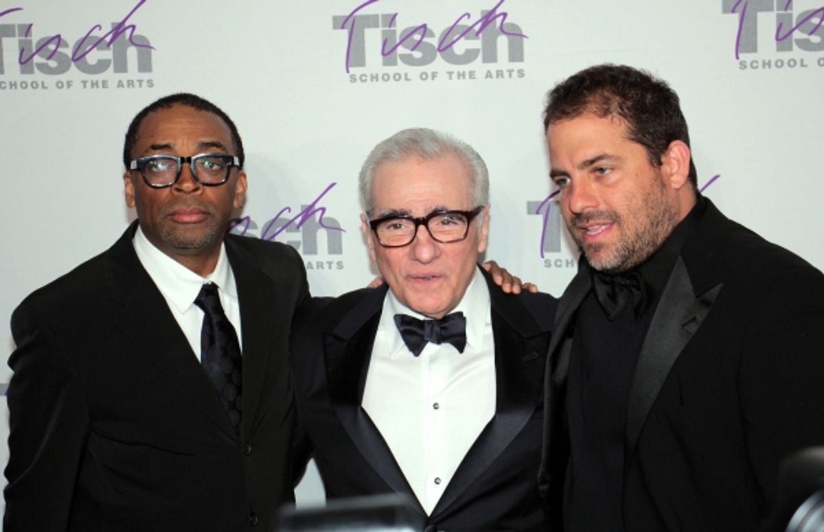 Spike Lee, Martin Scorsese, Brett Ratner at 