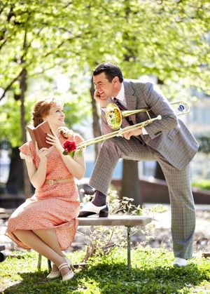 Kate Baldwin, Burke Moses @ BroadwayWorld Kate Baldwin, Burke Moses Photo