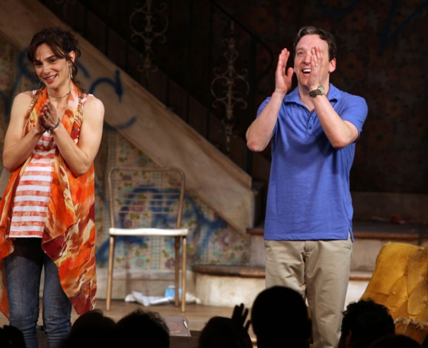 Photo Coverage: CLYBOURNE PARK Opening Night on Broadway - Curtain Call with Crystal A Dickinson & Co.  Image