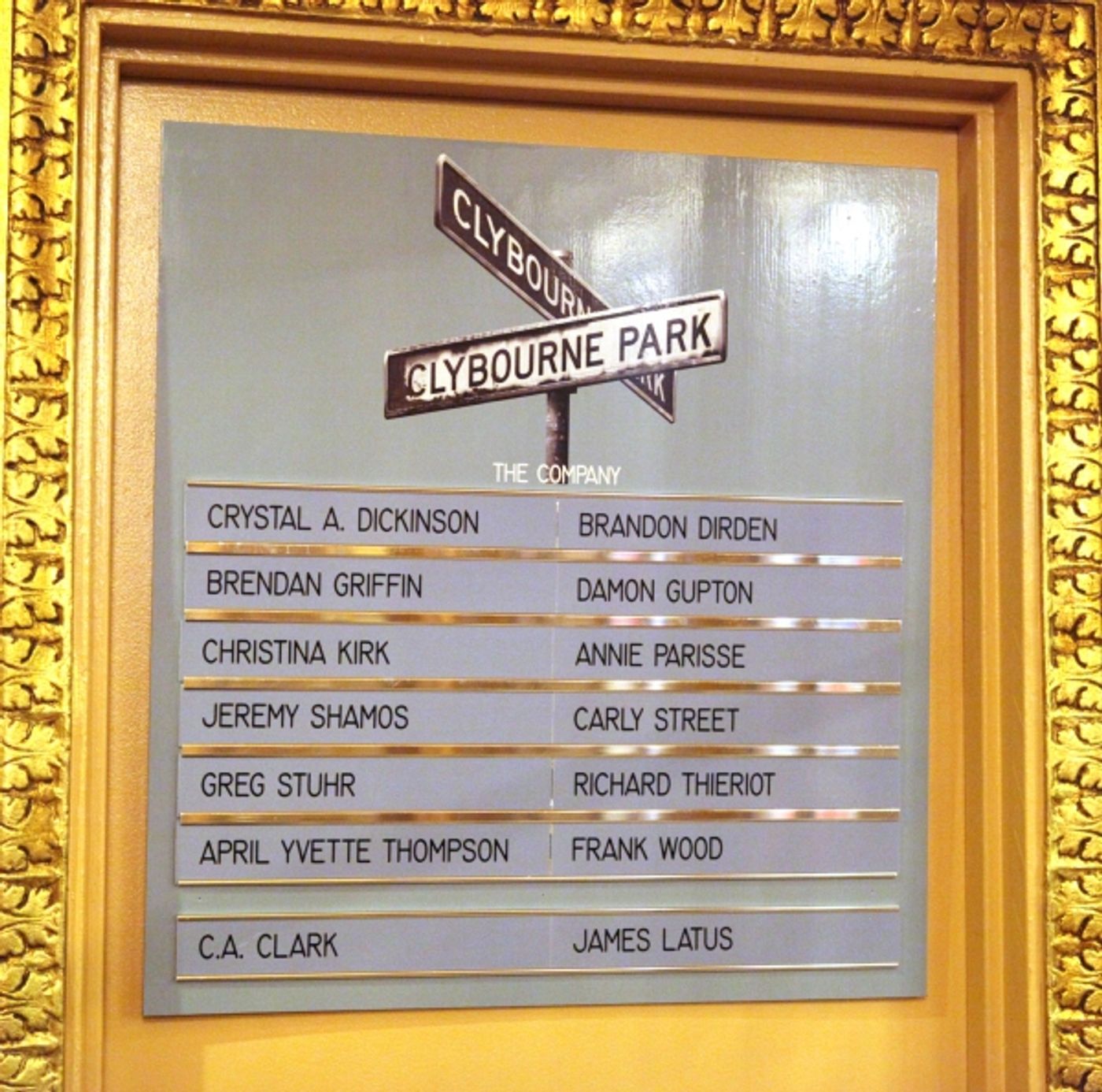 Photo Coverage: CLYBOURNE PARK Opening Night on Broadway - Curtain Call with Crystal A Dickinson & Co.  Image