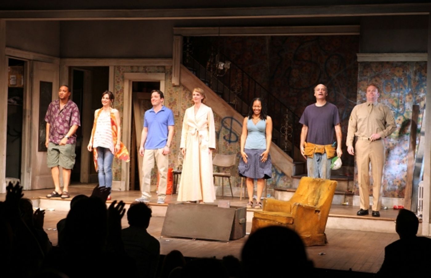 Photo Coverage: CLYBOURNE PARK Opening Night on Broadway - Curtain Call with Crystal A Dickinson & Co.  Image