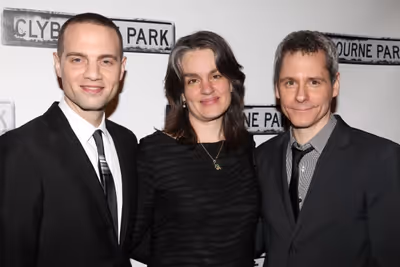 Jordan Roth, Pam MacKinnon & Bruce Norris
 Photo