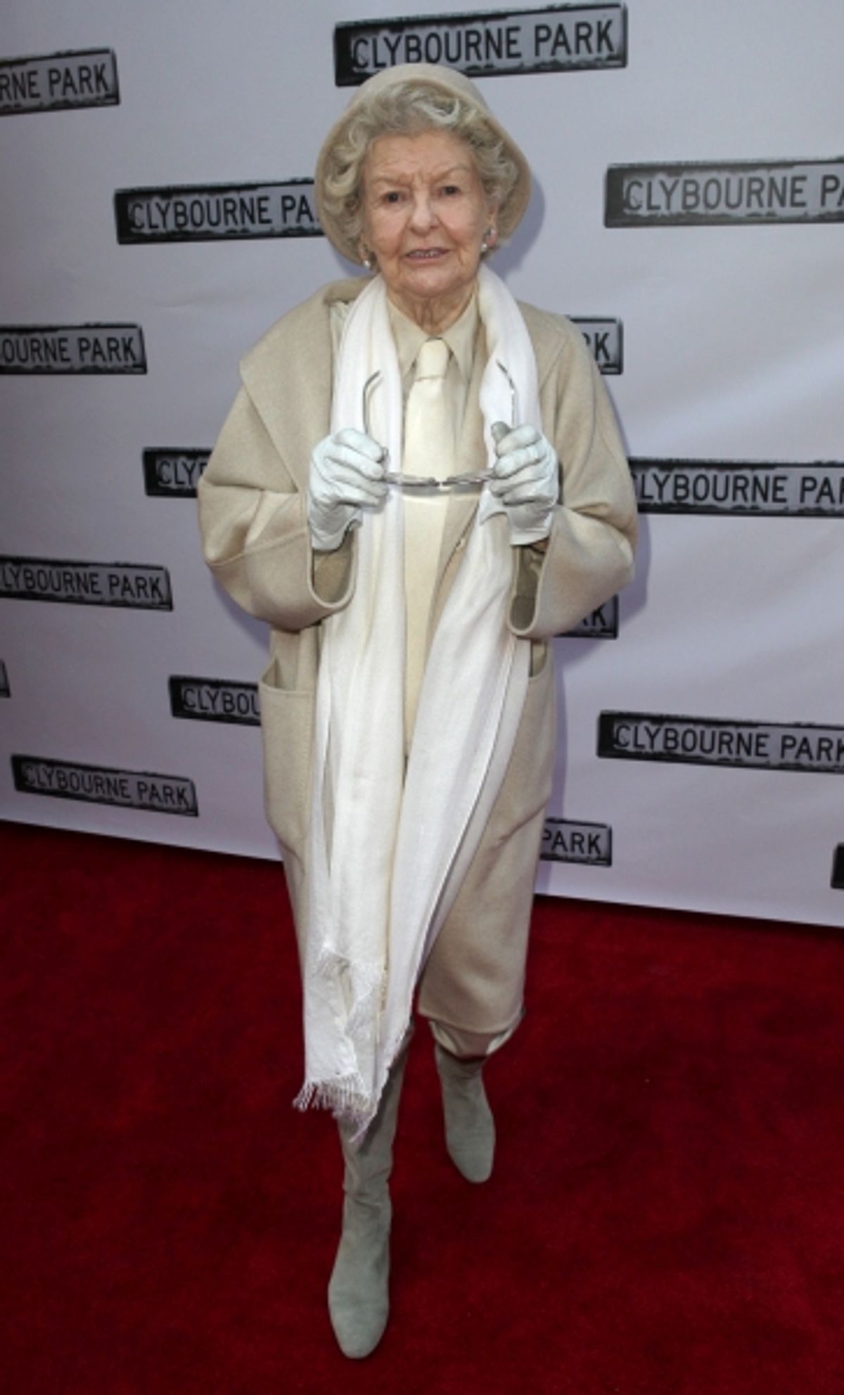 Elaine Stritch at CLYBOURNE PARK Theatre Arrivals - Edie Falco, Elaine Stritch & More!