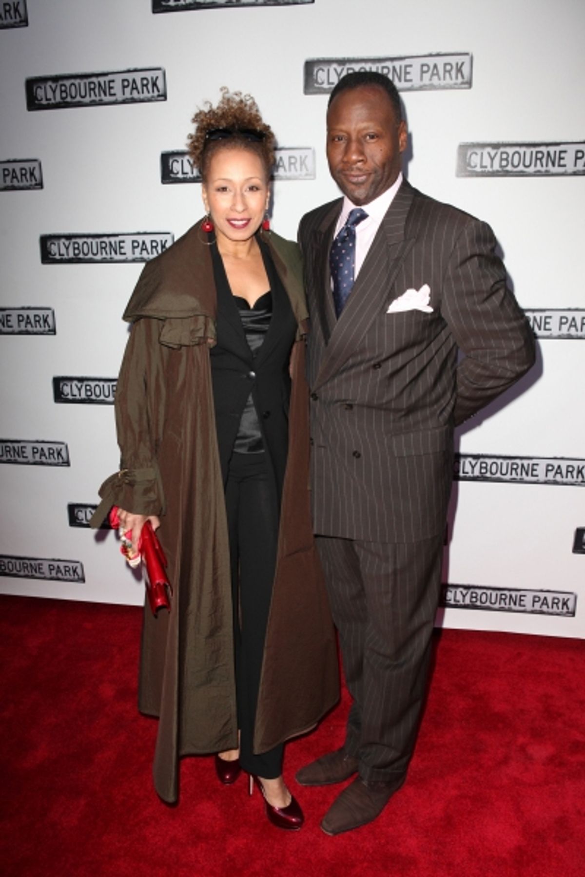 Tamara Tunie & husband Gregory Generet  at 