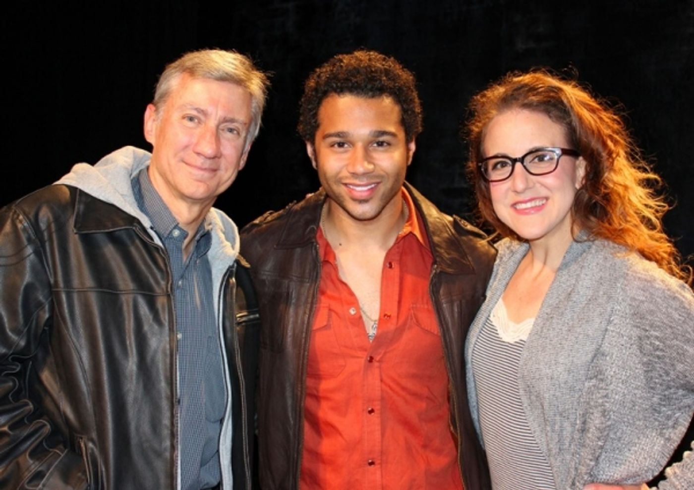 Photo Flash: Corbin Bleu, GODSPELL and Eden Espinosa Visit SILENCE! THE MUSICAL  Image